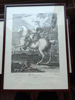 Le galop à gauche + palottade à droite Johann Elias Ridinger, Antiek en Kunst, Ophalen