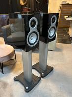 Monitor Audio GS10 + Stands  1j garantie, Audio, Tv en Foto, Luidsprekerboxen, Gebruikt, 60 tot 120 watt, Front, Rear of Stereo speakers