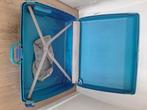Reisvalies  samsonite turquoise, Handtassen en Accessoires, Koffers, Ophalen, Gebruikt, Hard kunststof, Slot