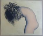LADISLAV KUKLIK / NAAKTE VROUW / KLEURETS / 53x62cm / SIG, Antiek en Kunst, Ophalen of Verzenden