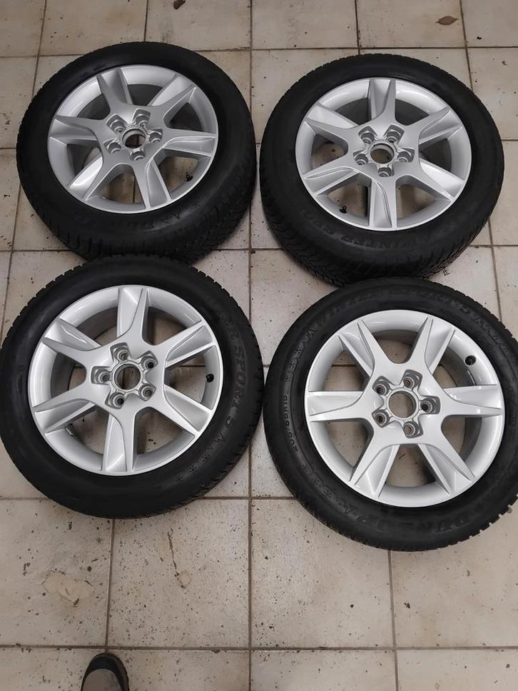 Kit hiver 5x112 A3 Golf Octavia Altea Léon..., Autos : Pièces & Accessoires, Pneus & Jantes, Pneu(s), Pneus hiver, 18 pouces, Utilisé