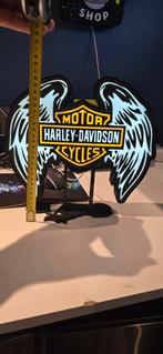 Uniek Harley Davidson reclamebord XXL met LED-verlichting, Ophalen of Verzenden