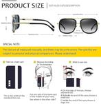 Grandes lunettes de soleil rétro LIVRAISON GRATUITE ET RAPID, Neuf, Autres marques, Lunettes de soleil, Noir