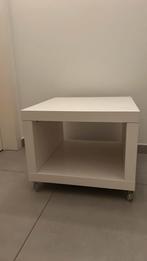 Ikea tafeltje op wieltjes wit, Huis en Inrichting, Ophalen, Strak modern, 50 tot 100 cm, Zo goed als nieuw
