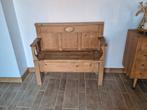 Houten kinderbank met opbergvak., Ophalen