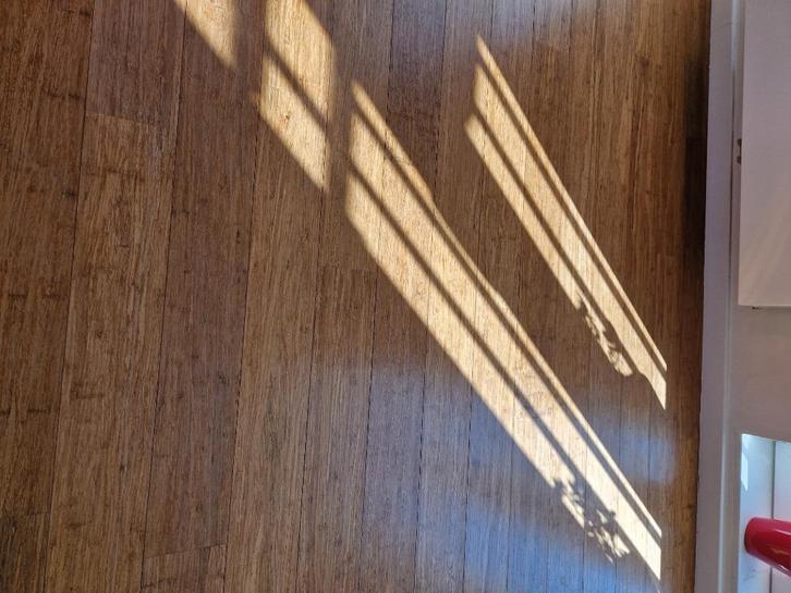 Plancher Bambootouch -- Oiled Caramel (ref F10BOC130) 10 m2, Doe-het-zelf en Bouw, Vloerdelen en Plavuizen, Zo goed als nieuw