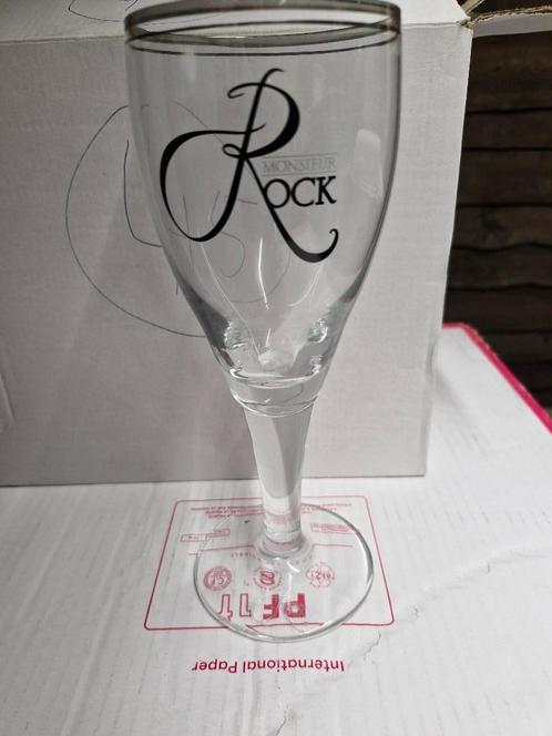 5 MONSIEUR ROCK BIERGLAZEN - MEANTIME BREWING COMPANY LONDON, Verzamelen, Glas en Drinkglazen, Nieuw, Bierglas, Ophalen of Verzenden