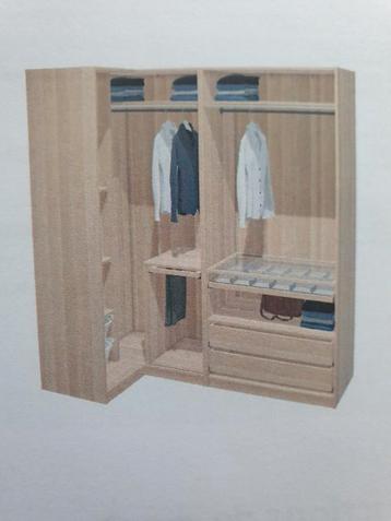 ALS NIEUW - L-vormige kledingkast (Pax - Ikea) beschikbaar voor biedingen