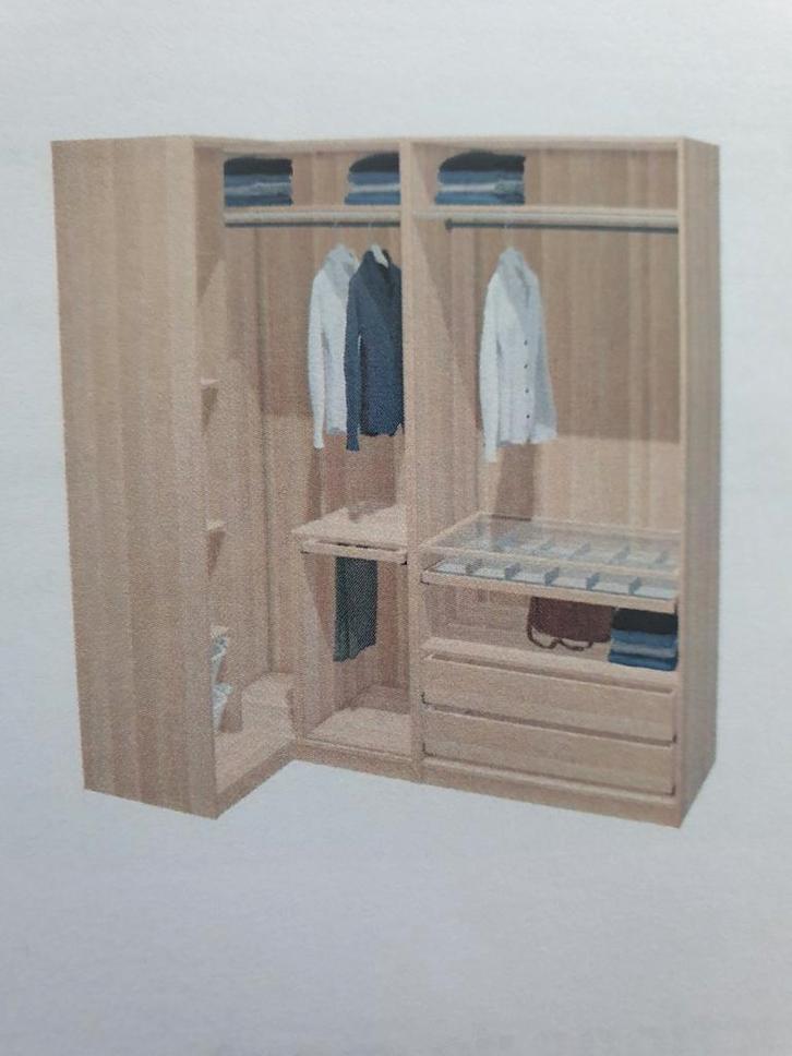 ALS NIEUW - L-vormige kledingkast (Pax - Ikea), Huis en Inrichting, Kasten | Kleerkasten, Zo goed als nieuw, 200 cm of meer, 200 cm of meer