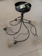 Verlichting, Huis en Inrichting, Lampen | Plafondlampen, Ophalen, Zo goed als nieuw, Glas, Landelijk