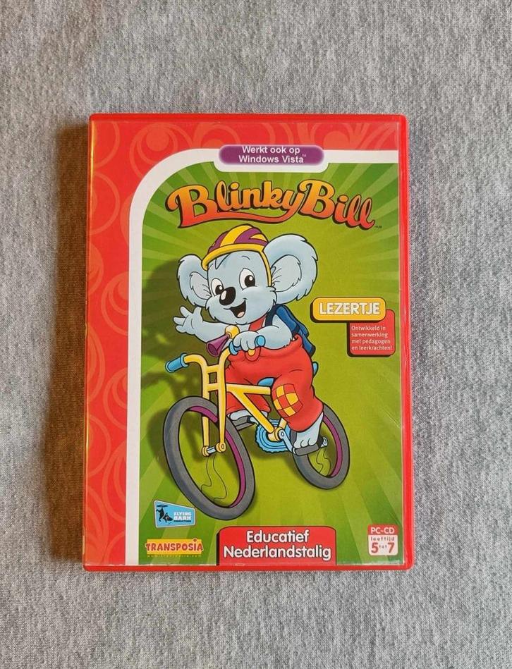 CD-ROM - Blinky Bill - Lezertje - Transposia - Nostalgie- €7, Games en Spelcomputers, Games | Pc, Gebruikt, Puzzel en Educatief