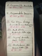 Fagonneable breteller en dassen. Verschilllende prijzen zoal, Enlèvement ou Envoi, Neuf