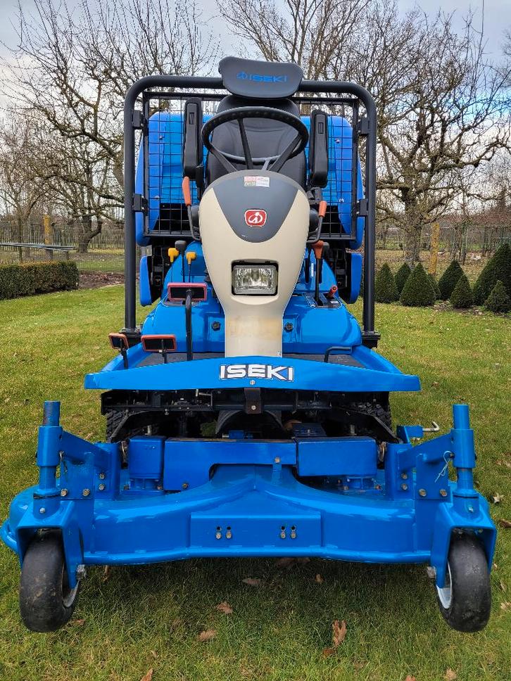 Iseki SFH240 grasmaaier, Tuin en Terras, Grasmaaiers, Zo goed als nieuw, 50 cm of meer, Cirkelmaaier, Elektrische starter, Opvangbak