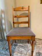 6 houten stoelen, Huis en Inrichting, Stoelen, Ophalen, Gebruikt