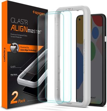 Pixel 4a - Spigen AlignMaster tempered glass protector beschikbaar voor biedingen