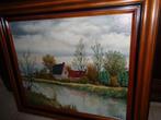 F. De Groot (1926)-Prachtig schilderij-Vermeld in PIRON, BAS, Ophalen of Verzenden