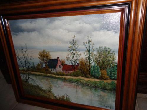 F. De Groot (1926)-Prachtig schilderij-Vermeld in PIRON, BAS, Antiek en Kunst, Kunst | Schilderijen | Klassiek, Ophalen of Verzenden