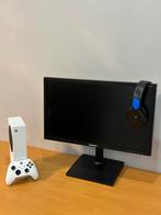 Xbox Series S - monitor - headset - controller - perfect, Games en Spelcomputers, Spelcomputers | Xbox Series X en S, Ophalen