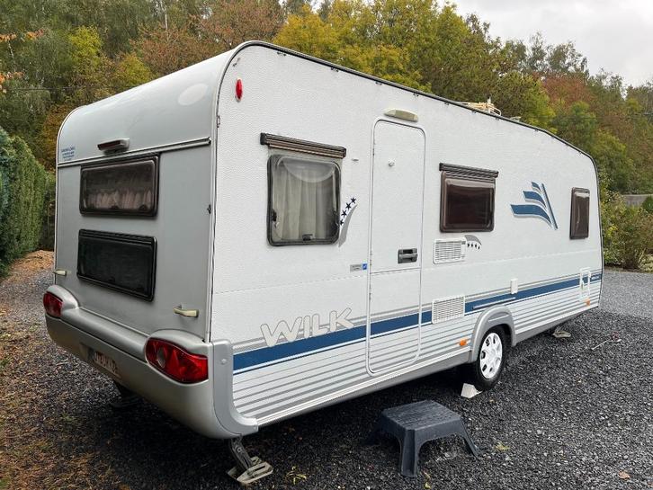 familiale trek-caravan met stapelbedjes is voor 6 pers, Caravans en Kamperen, Caravans, Particulier, tot en met 6, Rondzit, Wilk