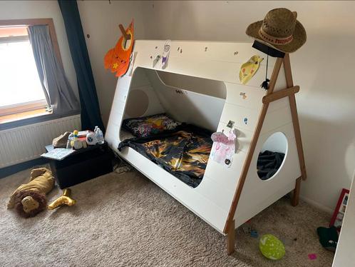 Tipi kinderbed van weba, Kinderen en Baby's, Kinderkamer | Bedden, Zo goed als nieuw, 180 cm of meer, 85 tot 100 cm, Lattenbodem