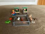 Playmobil Konijnenhok met buitenren (compleet + doos + boekj, Kinderen en Baby's, Speelgoed | Playmobil, Ophalen of Verzenden