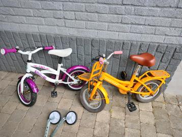 Twee maal kinderfiets 12 inch  beschikbaar voor biedingen