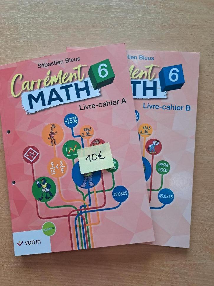 Carrément math 6 - Manuel scolaire math, Boeken, Schoolboeken, Nieuw, Wiskunde A, BSO, Ophalen