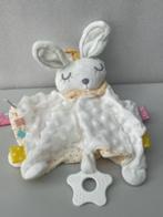 Baby knuffeldoekje konijn / marionet/ bijtring NIEUW, Kinderen en Baby's, Ophalen, Nieuw