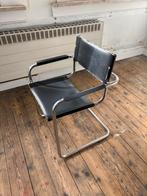 Marcel breuer chrome stoelen, Huis en Inrichting, Stoelen, Ophalen, Gebruikt, Zwart, Leer