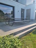 tuintafel, picknicktafel, Tuin en Terras, Ophalen, Zo goed als nieuw, Rechthoekig, Aluminium