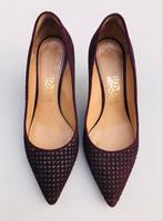Bordeaux pumps maat 38/38,5, Ophalen, Zo goed als nieuw, Pumps