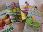 4 boeken over juicing, sappen en smoothies, Enlèvement ou Envoi