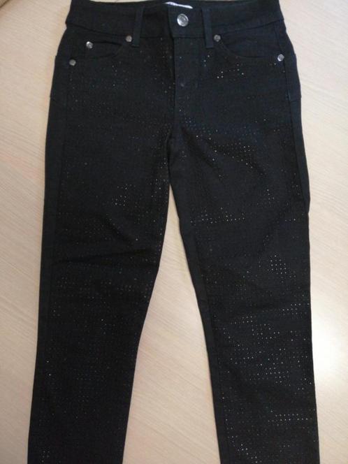 Zwarte broek Liu Jo met studs maat xs/s of 26, Kleding | Dames, Spijkerbroeken en Jeans, Gedragen, W27 (confectie 34) of kleiner