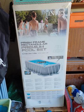 Zwembad intex 4m op 2m, Enlèvement, Comme neuf, Piscines hors sol