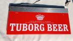Vintage lichtreclame Tuborg Beer, Verzamelen, Ophalen of Verzenden, Zo goed als nieuw, Lichtbak of (neon) lamp