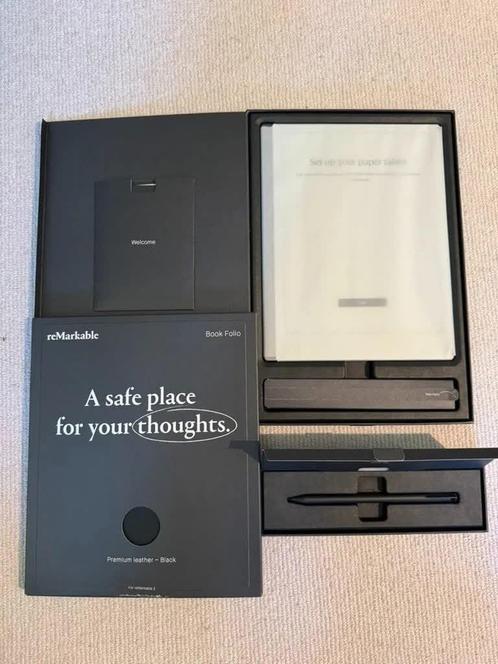 Remarkable 2 Paper Tablet Bundel met Marker Plus, Computers en Software, Tekentablets, Zo goed als nieuw, Ophalen of Verzenden