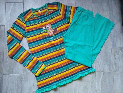 ✿ M164 - Nieuwe woody pyjama thema bever, Kinderen en Baby's, Kinderkleding | Maat 164, Nieuw, Meisje, Nacht- of Onderkleding