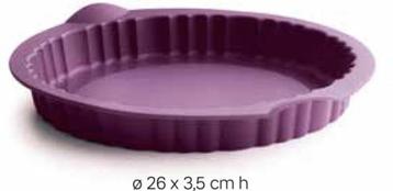 Tupperware multiflex siliconen taartvorm queen beschikbaar voor biedingen