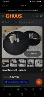 Salontafelset, Huis en Inrichting, Tafels | Salontafels, Ophalen, Nieuw, Rond, Kunststof