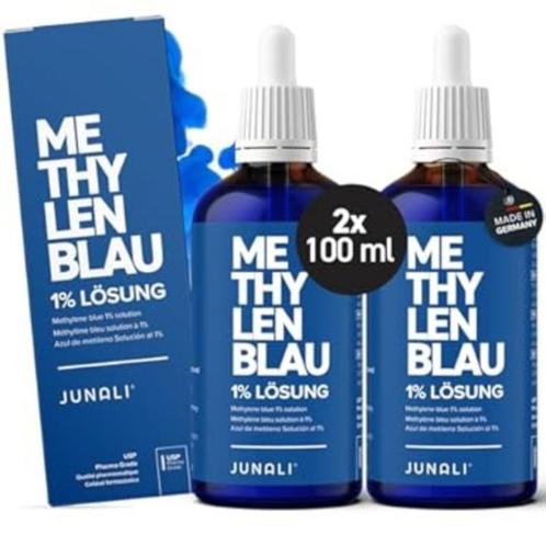 methyleenblauw x2  1% GRATIS LEVERING, Handtassen en Accessoires, Uiterlijk | Lichaamsverzorging, Nieuw, Overige typen, Verzenden