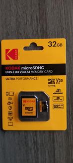 Kodak microSD 32gb, TV, Hi-fi & Vidéo, Photo | Cartes mémoire, MicroSD, 32 GB, Enlèvement ou Envoi, Téléphone