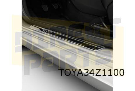 Toyota Aygo Instaplijsten (2x) tekst ''Aygo" design elegant, Auto-onderdelen, Carrosserie, Toyota, Nieuw, Verzenden