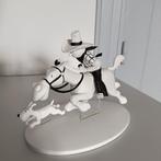 Kuifje-figuur: HS2 Kuifje cowboy en Snowy in Amerika, Verzamelen, Ophalen of Verzenden, Kuifje, Zo goed als nieuw, Beeldje of Figuurtje