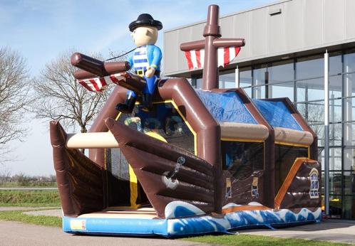 springkasteel piratenboot te koop, Hobby en Vrije tijd, Feestartikelen | Verhuur, Gebruikt, Ophalen