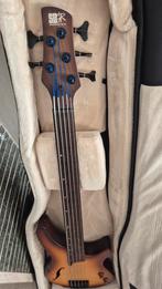 Ibanez srh505f met gator pro case g-pg ultimate, Muziek en Instrumenten, Snaarinstrumenten | Gitaren | Bas, Ophalen, Zo goed als nieuw