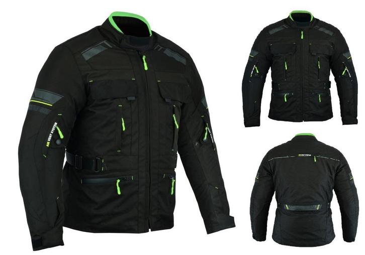 Nieuwe beschermende 600D motorjas van cordura textiel, Kleding | Heren, Heren-kledingpakketten, Nieuw, Verzenden