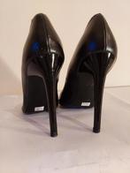 823B* MANGO - prachtige pumps in zwart en goud (40), Kleding | Dames, Pumps, Verzenden, Zwart, MNG