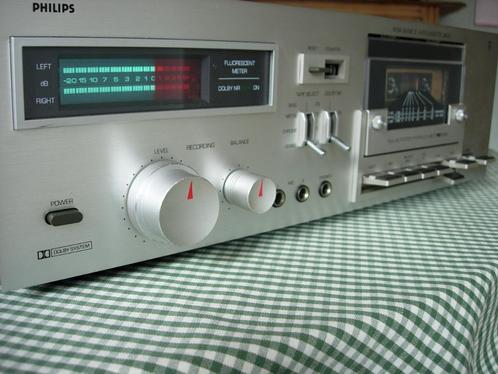 Philips N5381 MarkII Cassette Deck Herziene tests mogelijk, Audio, Tv en Foto, Cassettedecks, Philips, Tape counter, Ophalen of Verzenden
