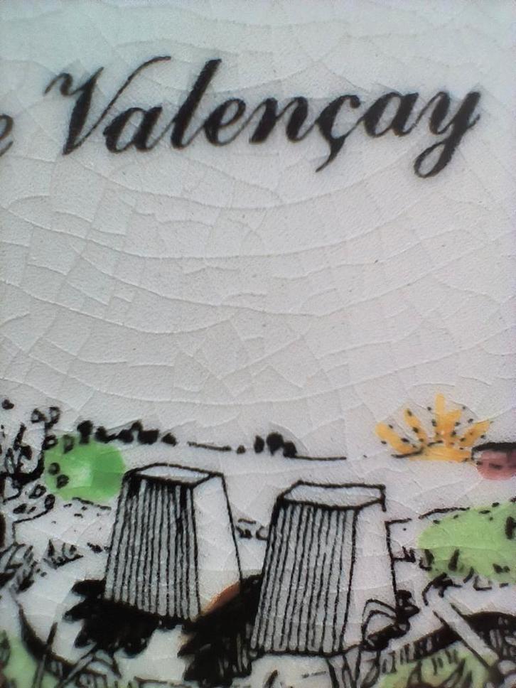 GIEN, France. ZELDZAME 6 verschillende borden., Antiquités & Art, Antiquités | Céramique & Poterie, Enlèvement ou Envoi