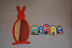 SUPPORT ENFANT MIROIR LAPIN/CHAT, Enlèvement ou Envoi, Comme neuf, Portemanteau